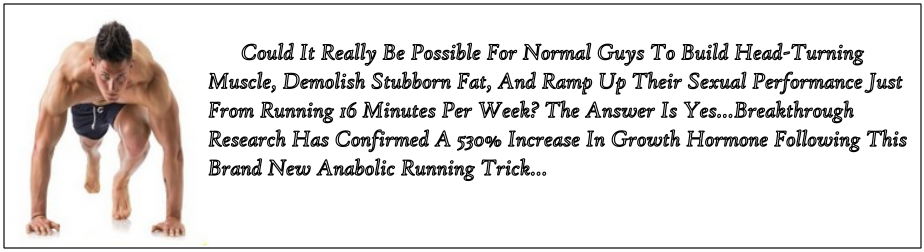Anabolic Running