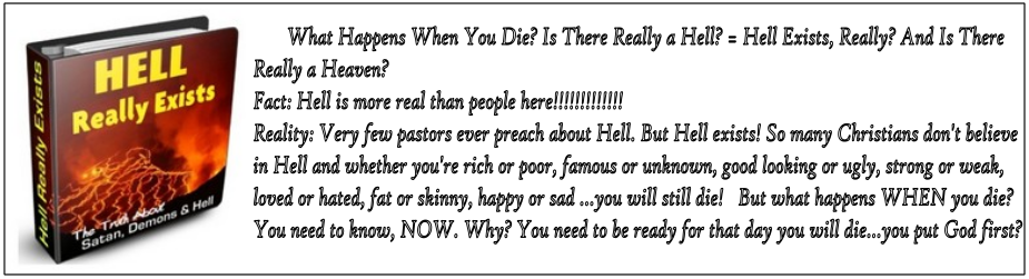 Hell Really Exists